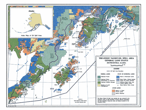 Spill Area Map 1994
