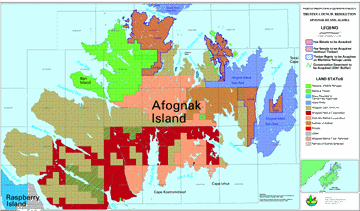 Afognak Map